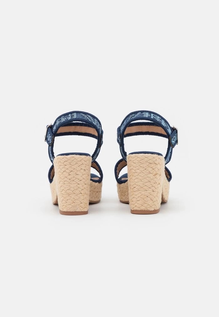 Sandale ANNA FIELD Anna Field Platform Sandals Bleu Marine Femme | FHW-1995026